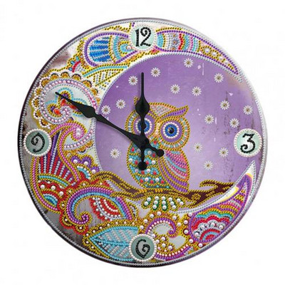 Ceas de perete cu aplicație largă Fier decorativ, în culori vii, cu ceas elegant, pentru decorarea camerei de zi