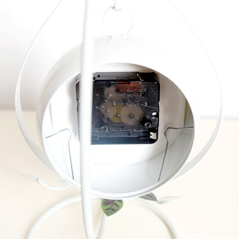 Tylus laikrodis Retro Geležinis Menas Žadintuvas Interjero Laikrodžio Dekoras Rankdarbiai Kūrybinis Paukščių Stalas Laikrodis Svetainė Miegamojo Laikrodis Dovana