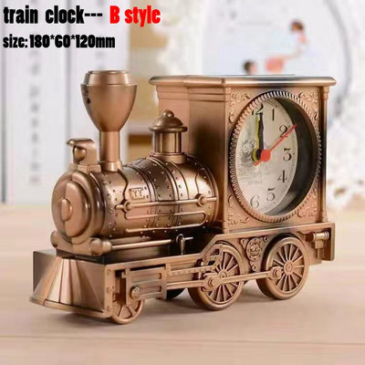 Kreatív Retro motorkerékpár modell Ébresztőóra Divat Lakásdekoráció Kézműves 3D Vasúti Motor figurák Lakásdekor Kellékek ajándékok