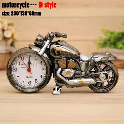 Kreatív Retro motorkerékpár modell Ébresztőóra Divat Lakásdekoráció Kézműves 3D Vasúti Motor figurák Lakásdekor Kellékek ajándékok