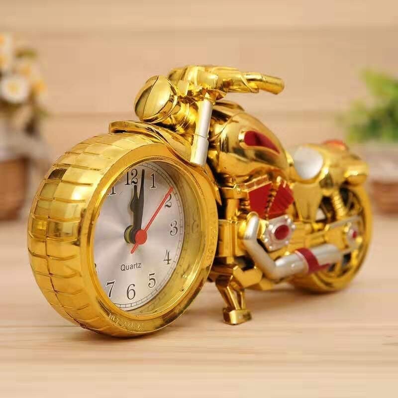 Kreatív Retro motorkerékpár modell Ébresztőóra Divat Lakásdekoráció Kézműves 3D Vasúti Motor figurák Lakásdekor Kellékek ajándékok
