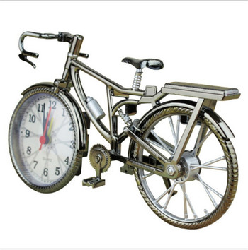 Ρολόι ρετρό ποδηλάτου 1 τεμ. Σχεδιασμός Ρολόι με δροσερό στυλ Δημιουργικό Επιτραπέζιο ρολόι γραφείου σπιτιού Vintage Σιδερένιο Μεγάλο ρολόι διακόσμηση Δώρο Dropshipping