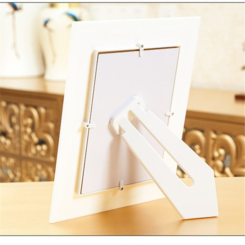 Dramblio kaulo baltos spalvos nuotraukų rėmeliai rašomajam stalui, vaikų kūdikio nuotraukų rėmeliai šeimos svetainei ir vestuvių stalo dekoravimui nuotraukų rėmeliai