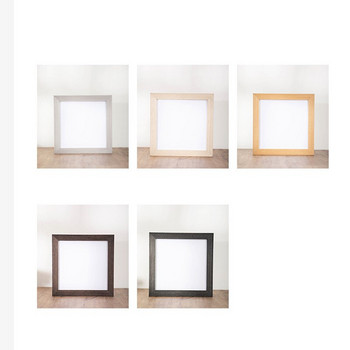 Κορνίζα φωτογραφιών 1 τεμ. Κρεμαστό/επιτραπέζιο τετράγωνο στολίδια επιφάνειας εργασίας Απλή ξύλινη κορνίζα για σαλόνι Κλασική απλότητα Κορνίζες