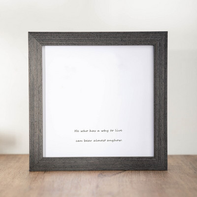 1 db akasztós/asztali képkeret Négyzet alakú asztali díszek Egyszerű fakeret nappalihoz Klasszikus egyszerű képkeretek