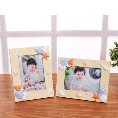 Cadru foto cu urs drăguț pentru creșterea bebelușului Ornament de masă pentru decorarea casei Cadou de Revelion 1 bucată cadru dreptunghiular din plastic