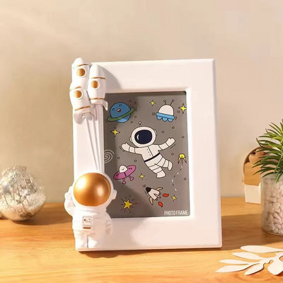 Creative Astronaut Series Photo Home Frame Ornament Decoratiuni pentru birou Camera copiilor Rama foto Rama foto cu desene animate de mare valoare