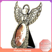 Angel Metal Vintage képkeretek Kreatív ajándékkeretek fényképekhez 2,87 x 1,89 hüvelyk