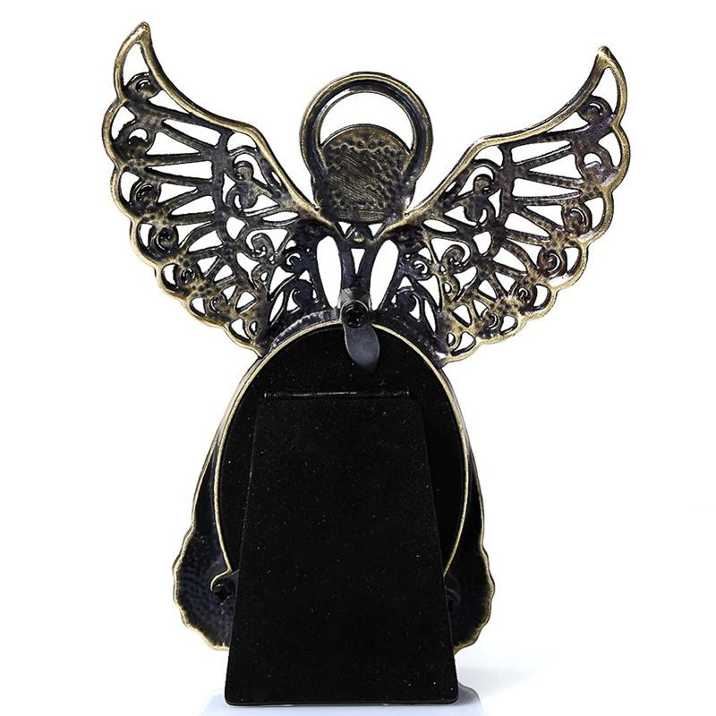 Angel Metal Vintage képkeretek Kreatív ajándékkeretek fényképekhez 2,87 x 1,89 hüvelyk