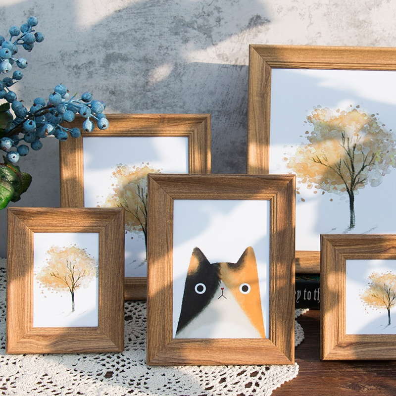 1 buc Ramă foto americană vintage pentru sufragerie decor Home Decor Rame foto din rășină delicatese Cadou de aniversare marco de fotos