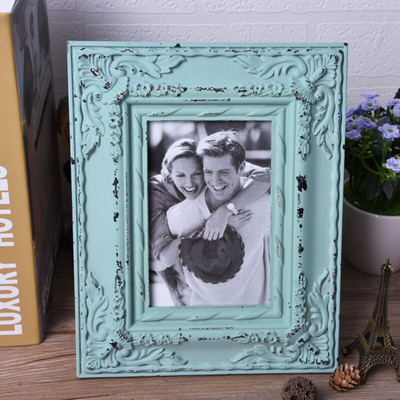 Naujas retro medinis nuotraukų rėmelis 6 colių 7 colių nuotraukų rėmelis medinis darbinis paveikslų rėmelis darbalaukio dekoravimo dovana