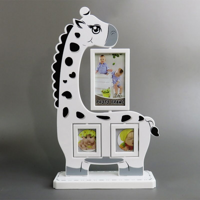 Hot Creative pentru agățat de perete Set de rame poto pentru copii Masă girafă elefant combinație de rame foto pentru copii pentru imagini