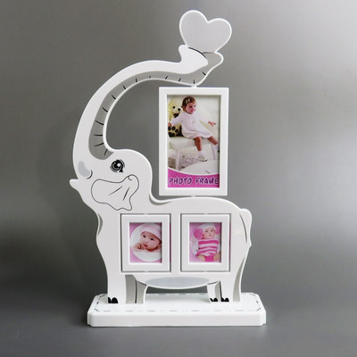 Hot Creative pentru agățat de perete Set de rame poto pentru copii Masă girafă elefant combinație de rame foto pentru copii pentru imagini