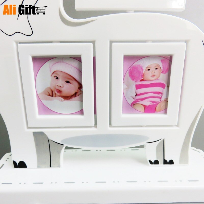 Hot Creative pentru agățat de perete Set de rame poto pentru copii Masă girafă elefant combinație de rame foto pentru copii pentru imagini