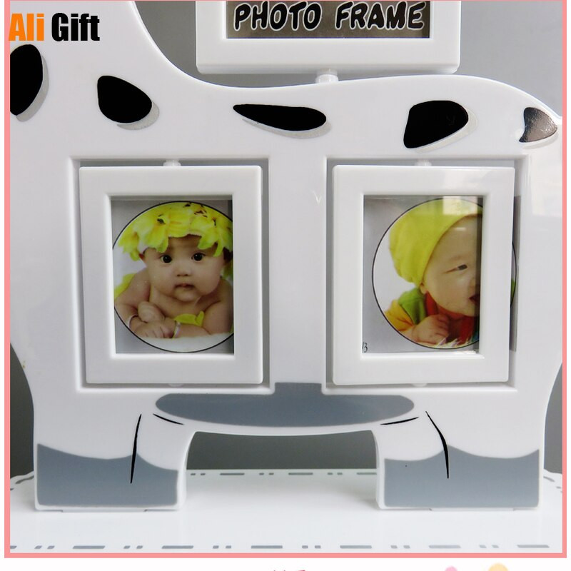 Hot Creative pentru agățat de perete Set de rame poto pentru copii Masă girafă elefant combinație de rame foto pentru copii pentru imagini