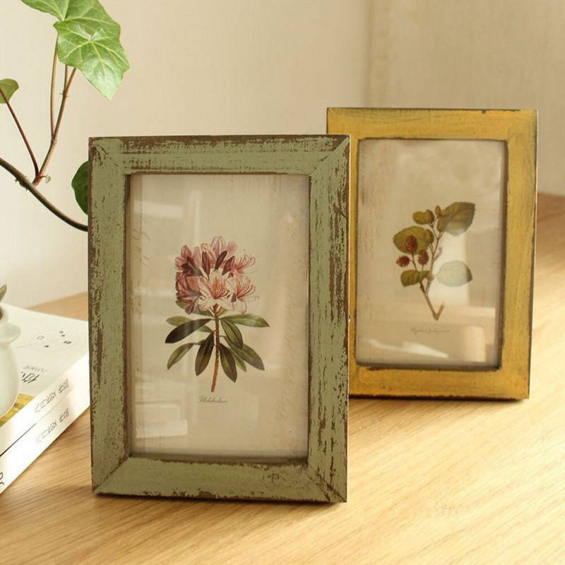 1 vnt medinis nuotraukų rėmelis Masyvaus medžio masyvo nuotraukų rėmelis Vintažinis kūrybingas „pasidaryk pats“ nuotraukų rėmelis namų medinis dekoras „Craft Classic“