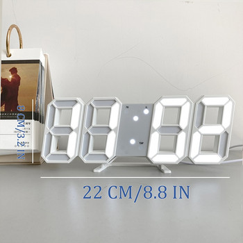 Ψηφιακά ρολόγια LED Ξυπνητήρι Σκανδιναβικά ρολόγια τοίχου Κρεμαστά ρολόγια Snooze Επιτραπέζια ρολόγια Ημερολόγιο Θερμόμετρο Ηλεκτρονικά ψηφιακά ρολόγια