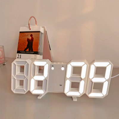 LED цифрови часовници Алармени скандинавски стенни часовници Висящ часовник Snooze Настолни часовници Календар Термометър Електронни цифрови часовници