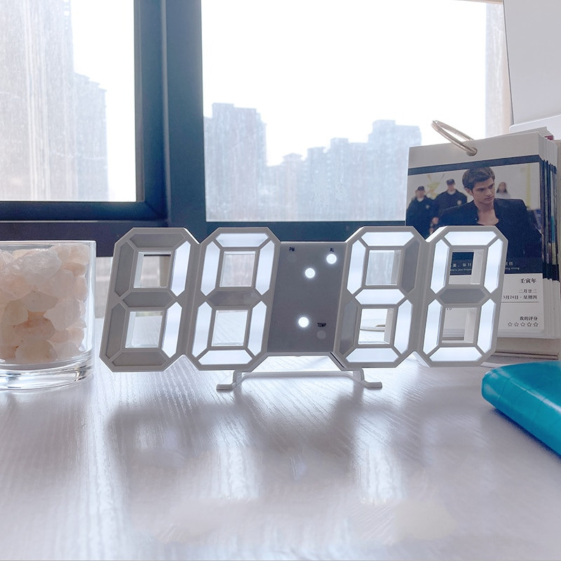 LED Digitalni satovi Alarm Nordijski zidni satovi Viseći sat Snooze Stolni satovi Kalendarski termometar Elektronički digitalni satovi