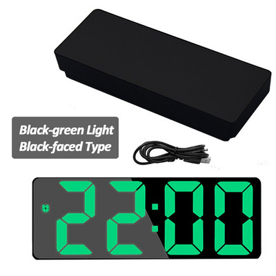 Digitalna budilica LED zaslon Elektronički sat Satovi s velikim brojem Digitalni stolni satovi s funkcijom glasovne kontrole