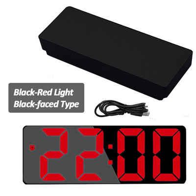 Digitalna budilica LED zaslon Elektronički sat Satovi s velikim brojem Digitalni stolni satovi s funkcijom glasovne kontrole