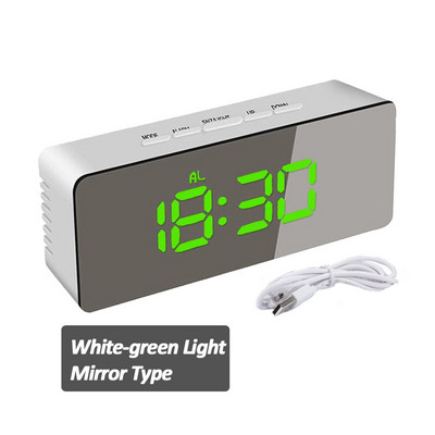 Digitalna budilica LED zaslon Elektronički sat Satovi s velikim brojem Digitalni stolni satovi s funkcijom glasovne kontrole