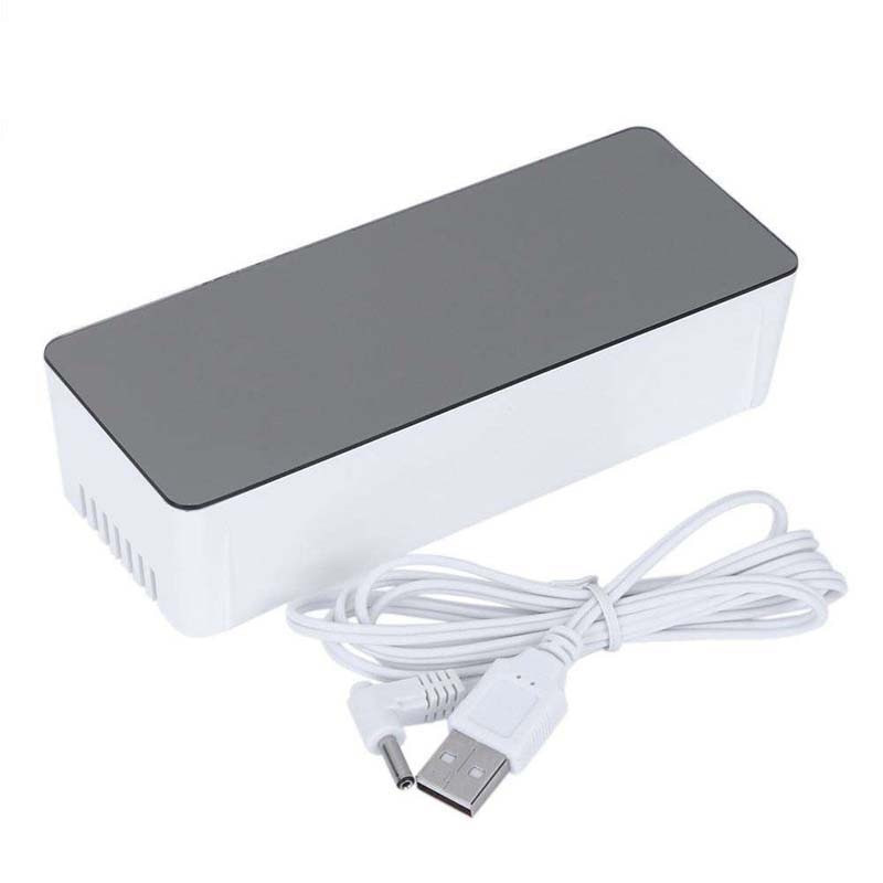 Ceas cu alarmă cu oglindă cu LED Ceas digital Oră amânare Electronică Oră mare Afișare temperatură Mod noapte Ceas pentru decorarea casei