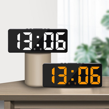 Ρολόγια LED Φωνητικός έλεγχος Ψηφιακό Ξυπνητήρι Θερμοκρασία Αναβολή Νυχτερινή λειτουργία Επιτραπέζιο Ρολόι Επιτραπέζιο Ρολόι Ψηφιακό Ρολόι Μεγάλης Οθόνης
