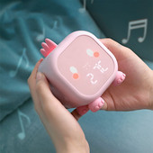 Ceas deşteptător drăguţ pentru copii Ceas deşteptător digital cu dinozaur, cu lumină de noapte, de birou, pentru copii, antrenor de somn, ceas de trezire