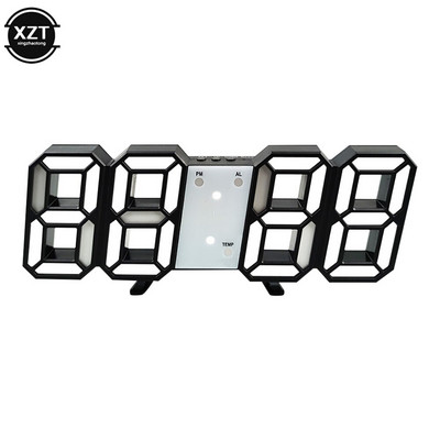 1db LED-es digitális ébresztőórák faliórák akasztós óra szundi asztali órák naptár hőmérő elektronikus óra digitális órák