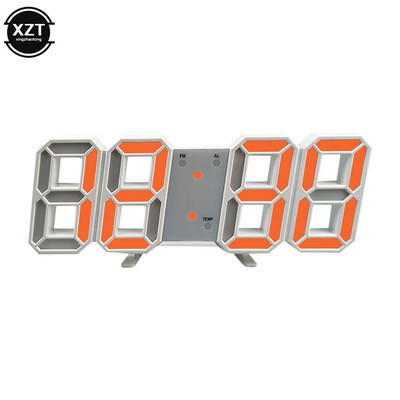 1db LED-es digitális ébresztőórák faliórák akasztós óra szundi asztali órák naptár hőmérő elektronikus óra digitális órák