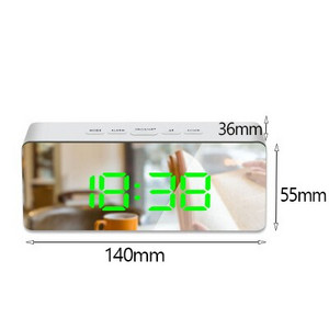 LED skaitmeninis žadintuvo snaudimo savaitės temperatūros datos ekranas USB sieniniai arba stovintys LED laikrodžiai, skirti svetainės dekoravimui