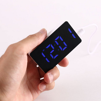 Led Mirror Ξυπνητήρι Έπιπλα σπιτιού Ηλεκτρονικό ρολόι Ψηφιακό γραφείο Διακόσμηση υπνοδωματίου Έξυπνο μίνι επιτραπέζιο ρολόι Ρολόι αυτοκινήτου