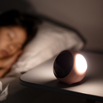 Επιτραπέζια έκφραση Ξυπνητήρι Φως αφύπνισης Πολυλειτουργικό Φωνητικό έλεγχο δίπλα στο κρεβάτι Νυχτερινό φως για παιδιά Διακόσμηση σπιτιού