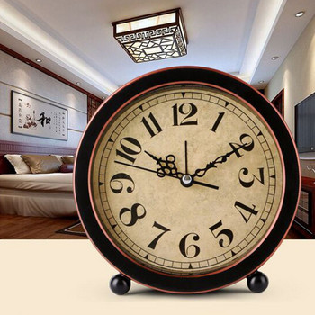 Ρετρό Ξυπνητήρι Επιτραπέζιο Ρολόι Διακοσμητικό Επιτραπέζιο Ρολόι για οικιακή κρεβατοκάμαρα