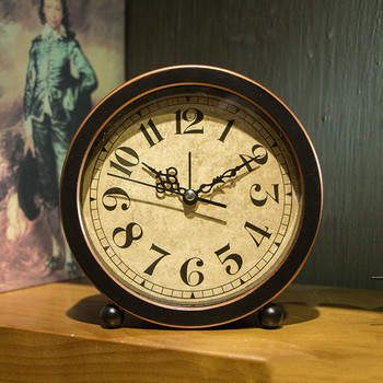 Ρετρό Ξυπνητήρι Επιτραπέζιο Ρολόι Διακοσμητικό Επιτραπέζιο Ρολόι για οικιακή κρεβατοκάμαρα