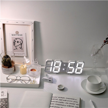 3D LED цифрови будилници Стенни часовници Snooze Настолни часовници Висящ часовник Цифрови часовници Календар Термометър Електронен часовник