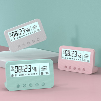 Ψηφιακό ρολόι LED Ηλεκτρονικό ψηφιακό ξυπνητήρι Επιτραπέζιο ρολόι Θερμοκρασία Lazy Snooze Alarm Mute με οπίσθιο φωτισμό Ηλεκτρονικό ρολόι Έξυπνο ρολόι