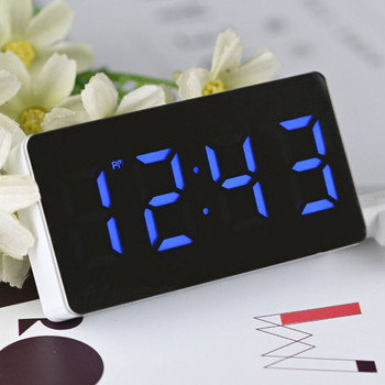Επιτραπέζιο ρολόι καθρέφτη LED Πολυλειτουργικό ψηφιακό ξυπνητήρι Εμφάνιση ώρας Νυχτερινό φως Επιτραπέζιο Ξυπνητήρι USB Ξυπνητήρι Διακόσμηση σπιτιού Δώρο για παιδιά