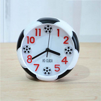 Επιτραπέζιο ρολόι μπάλας ποδοσφαίρου Διακοσμητικό ρολόι σε σχήμα μπάλας ποδοσφαίρου για υπαίθριο κάμπινγκ δίπλα στο υπνοδωμάτιο Δώρο για θαυμαστές γενεθλίων