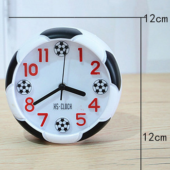 Επιτραπέζιο ρολόι μπάλας ποδοσφαίρου Διακοσμητικό ρολόι σε σχήμα μπάλας ποδοσφαίρου για υπαίθριο κάμπινγκ δίπλα στο υπνοδωμάτιο Δώρο για θαυμαστές γενεθλίων