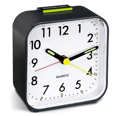 Mini ceasuri cu alarmă creative, cu funcție de amânare, ceasuri de noptieră, cu lumină de noapte, pentru copii, drăguț, luminos, pentru birou, dormitor