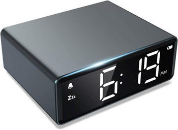VOCOOElectronic LED Ψηφιακό Ξυπνητήρι Αναβολή Νυχτερινή λειτουργία 12/24ωρο Ξυπνητήρι Επιτραπέζιο ρολόι υπνοδωματίου σπιτιού γραφείου