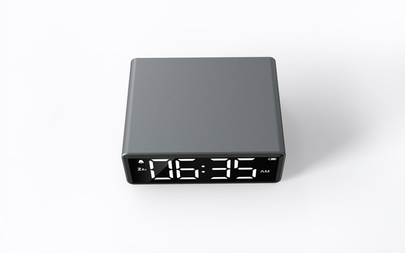 VOCOO Ceas cu alarmă digital cu LED electronică Amânare Mod noapte Ceas cu alarmă 12/24H Ceas cu alarmă acasă, birou, dormitor, ceas de masă