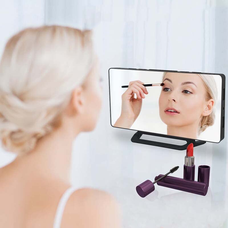 Ceas cu alarmă digital cu LED de înaltă calitate, ceas cu oglindă, ceasuri electronice de birou, USB, timp de trezire, funcție de amânare 3 alarmă