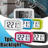 Ceas cu alarmă digitală Led Ecran cu alarmă digitală electronică Ceas de birou pentru biroul acasă Iluminare din spate a biroului Amânare Mute Date Calendar