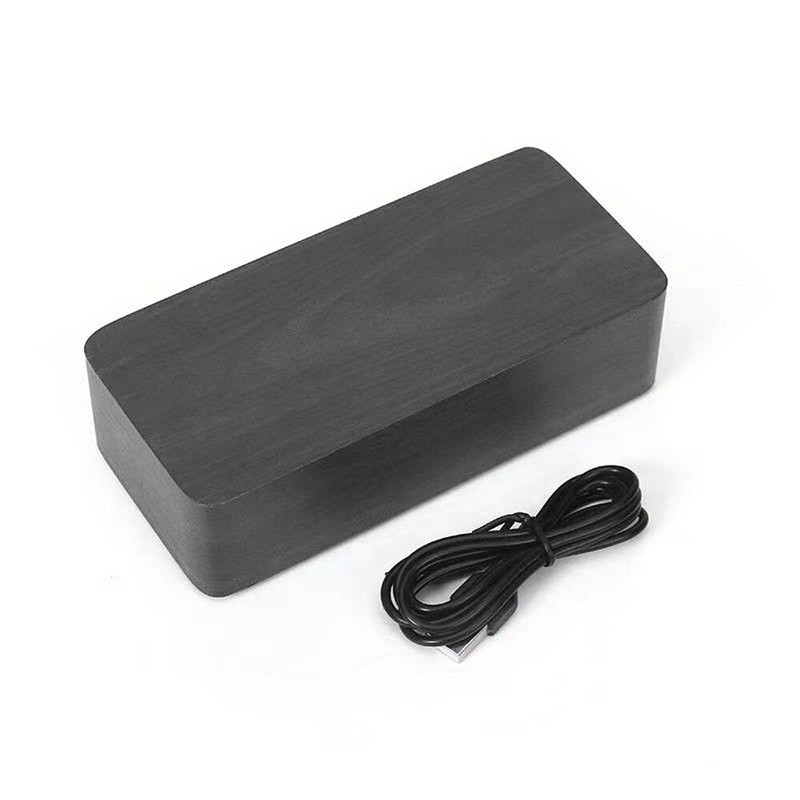 Ceasuri din lemn Ceas cu alarmă cu LED Ceas de masă Comandă vocală Digital Lemn Despertador Electronic Desktop Masă Decor acasă