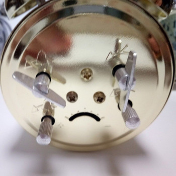 Μηχανικό Ανοιξιάτικο Ξυπνητήρι Ανοιξιάτικο Ξυπνητήρι Διπλό Κουδούνι Σχέδιο Νυχτοδιαφανές Vintage Έξυπνο Μεταλλικό Επιτραπέζιο Ρολόι Δώρα Διακόσμηση σπιτιού 7cm