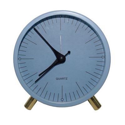 Skandináv ébresztőóra 4,5 hüvelykes Minimalista Néma gyermekórák Nappali Hálószoba Asztali Kerek Diákmutató asztali Asztali óra