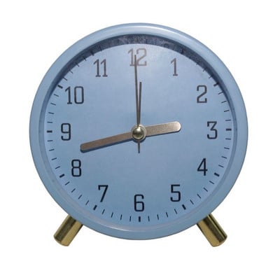 Skandináv ébresztőóra 4,5 hüvelykes Minimalista Néma gyermekórák Nappali Hálószoba Asztali Kerek Diákmutató asztali Asztali óra